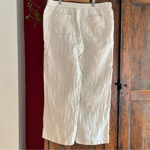 Talbots Linen Drawstring Pant